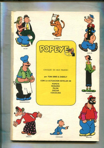 Popeye de Burulan edicion 1971 numero 27 (no conserva la cubierta)