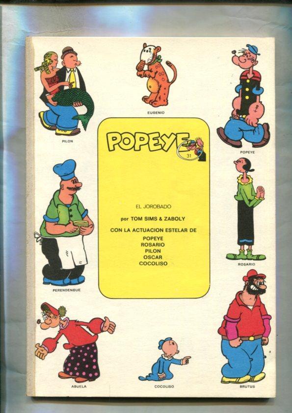 Popeye de Burulan edicion 1971 numero 31 (no conserva la cubierta)