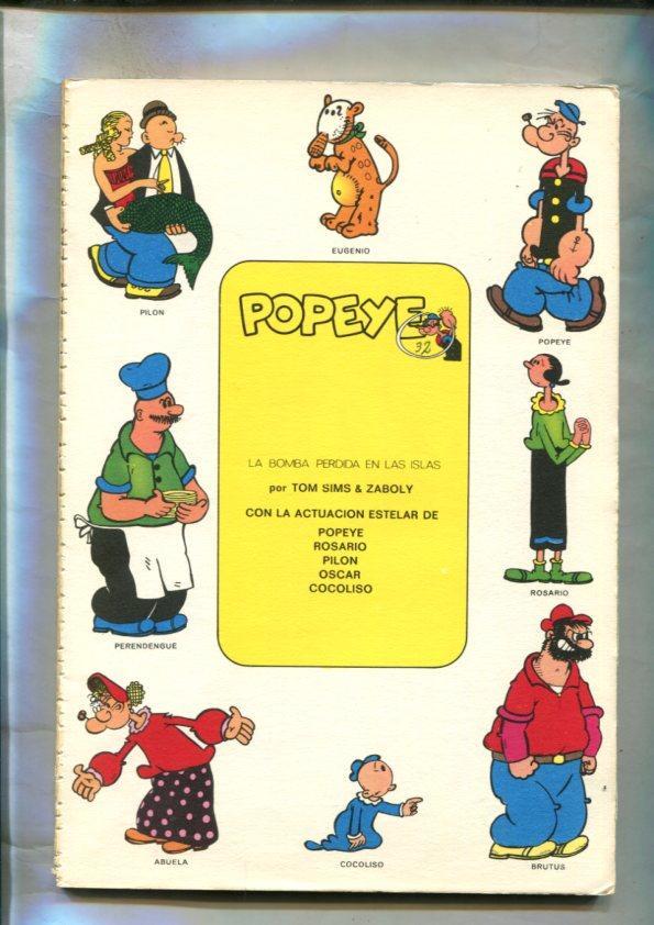 Popeye de Burulan edicion 1971 numero 32 (no conserva la cubierta)