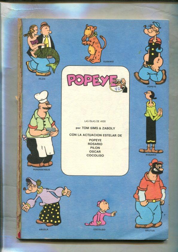 Popeye de Burulan edicion 1971 numero 42 (no conserva la cubierta) (hojas sueltas)