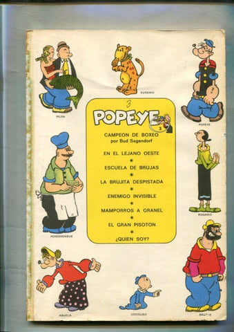 Popeye de Burulan edicion 1971 numero 03 (no conserva la cubierta)