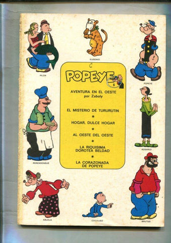 Popeye de Burulan edicion 1971 numero 06 (no conserva la cubierta) (hojas sueltas)