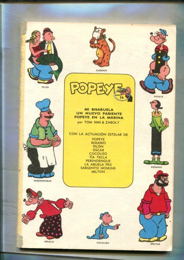 Popeye de Burulan edicion 1971 numero 14 (no conserva la cubierta)