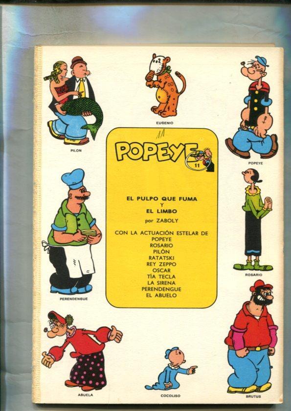 Popeye de Burulan edicion 1971 numero 11 (no conserva la cubierta)