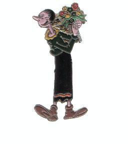 PINS: POPEYE: OLIVIA con ramo de flores - Olive with bouquet of flowers