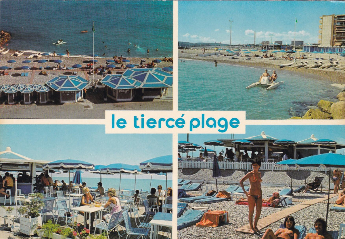 POSTAL 18928: Le Tierce Plage Cagnes