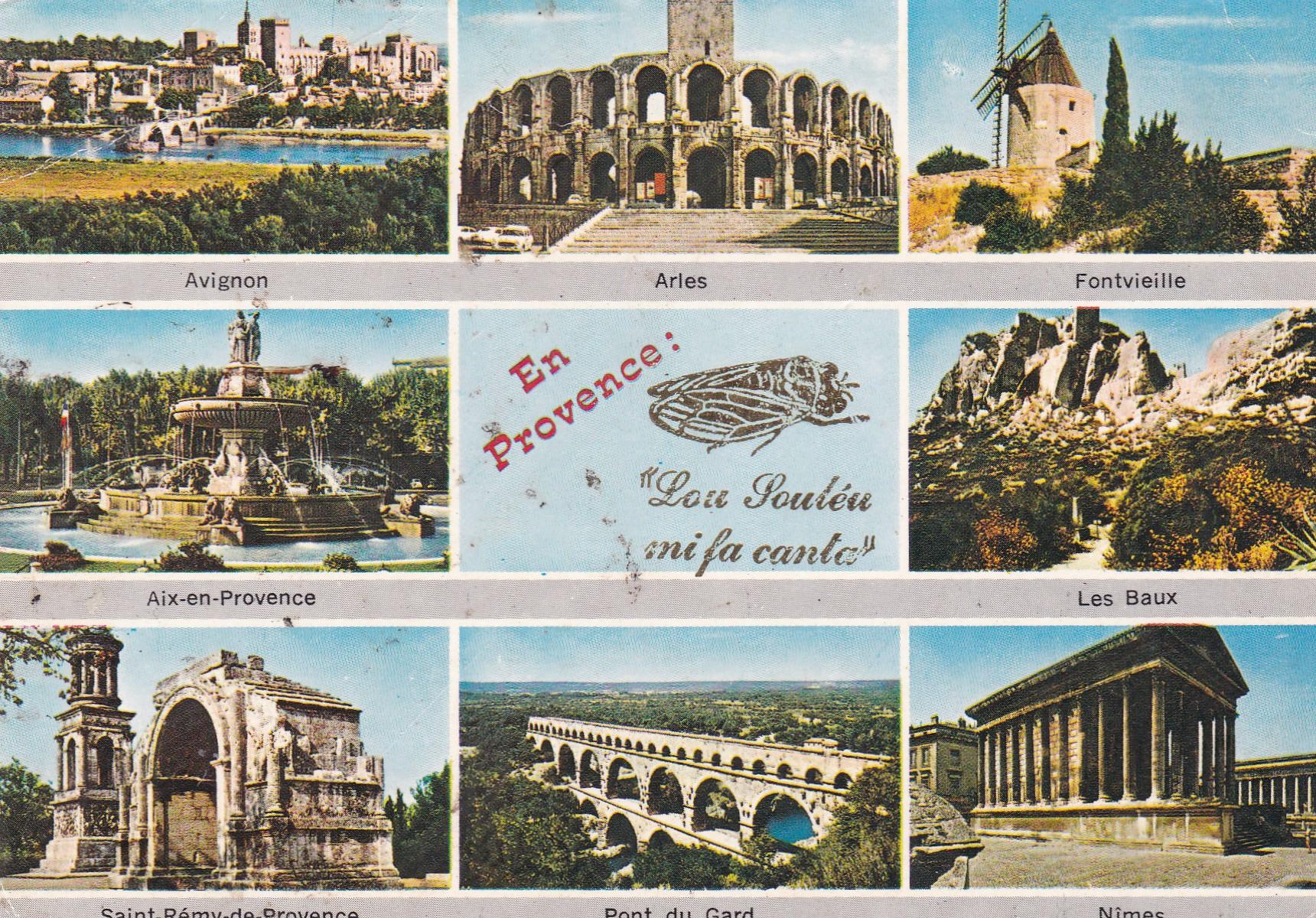 POSTAL 18938: Reflets de Provence