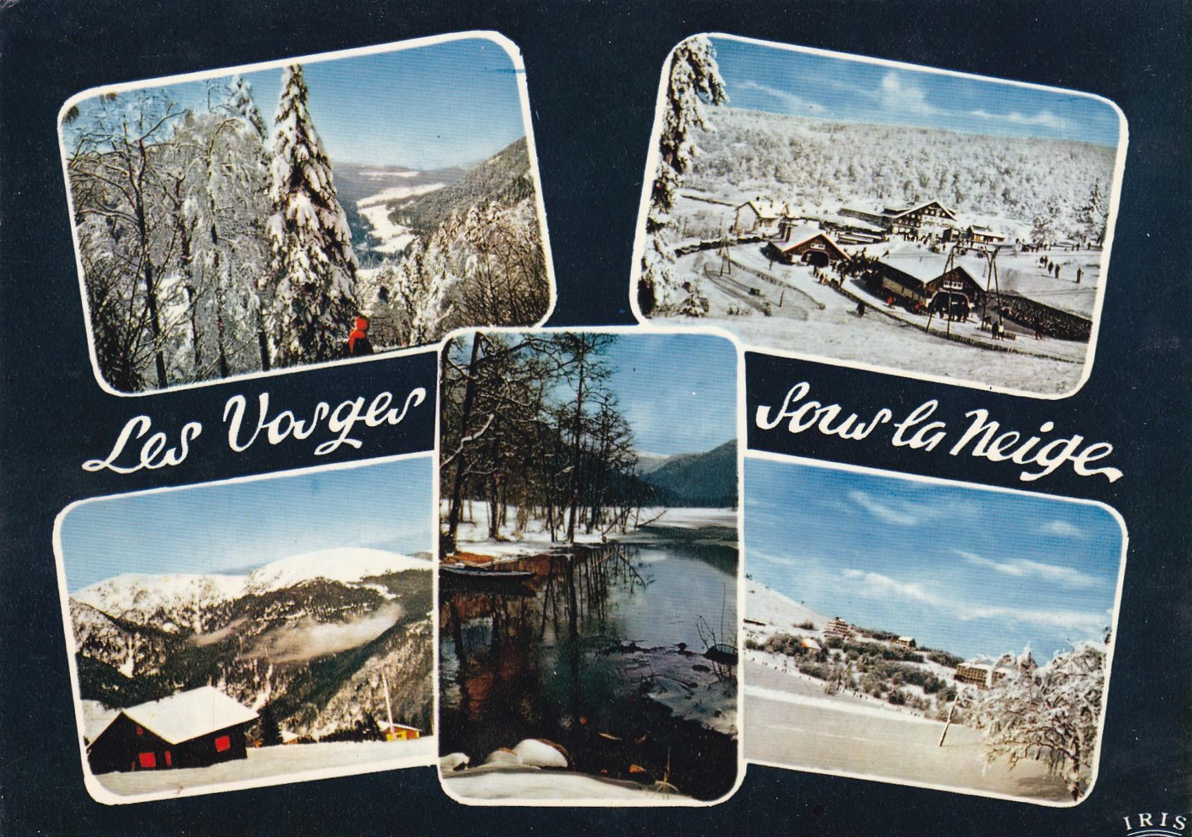 POSTAL 18958: Les Vossges sour la neige