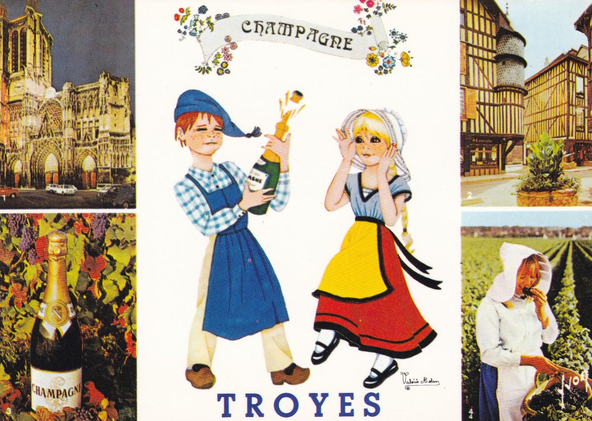 POSTAL 19023: Champagne