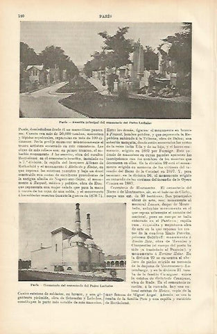LAMINA ESPASA 2286: Cementerio Lachaise. Paris
