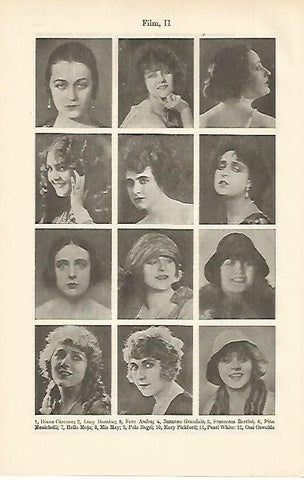 LAMINA ESPASA 2513: Actrices de cine 
