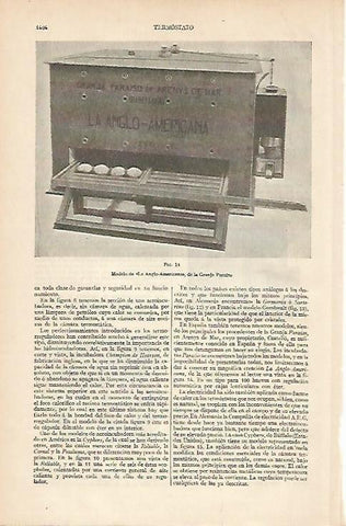 LAMINA ESPASA 2776: Modelo de La Anglo Americana para la Granja Paraiso de Arenys de Mar Barcelona