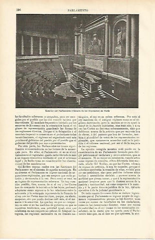 LAMINA ESPASA 2292: Interior del Parlamento de Paris