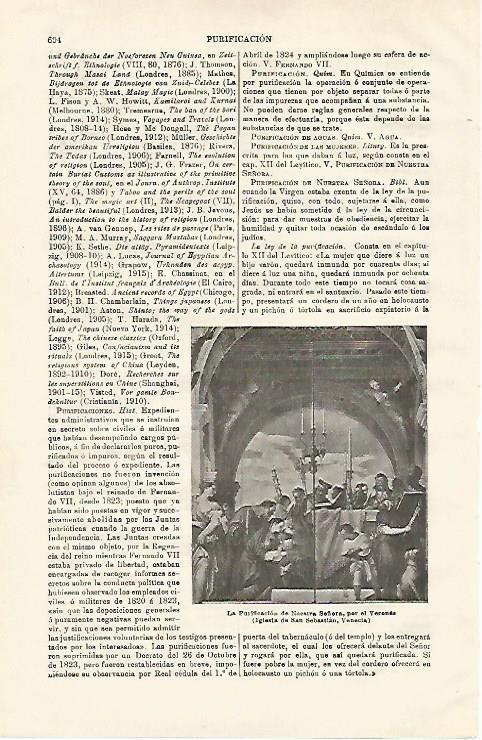 LAMINA ESPASA 20646: La Purificacion de Nuestra Señora por Il Veronese