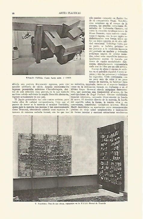 LAMINA ESPASA 20786: Canto fuerte numero 1 por Eduardo Chillida