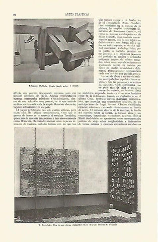 LAMINA ESPASA 20786: Canto fuerte numero 1 por Eduardo Chillida