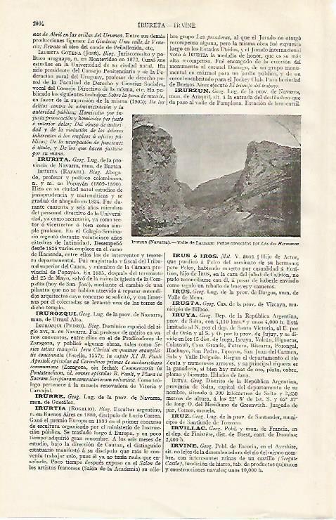 LAMINA ESPASA 20846: Valle de Larraun Navarra