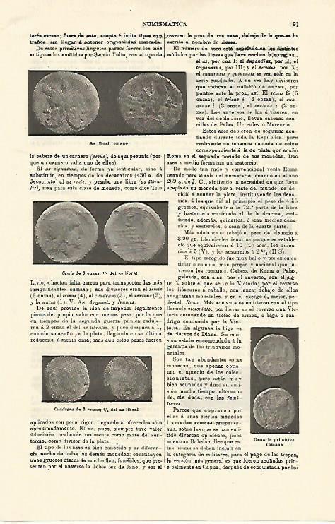 LAMINA ESPASA 21196: Monedas de la Antigua Roma