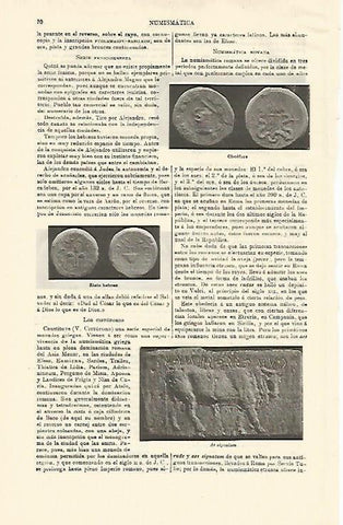 LAMINA ESPASA 21197: Monedas antiguas
