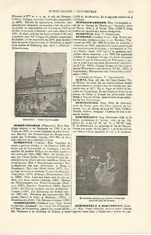 LAMINA ESPASA 21311: Ayuntamiento de Ochsenfurt Alemania