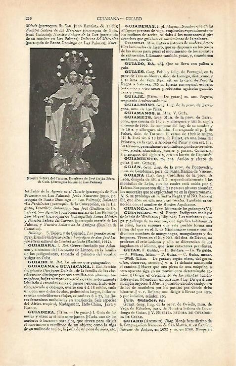 LAMINA ESPASA 21488: Nuestra Señora del Carmen