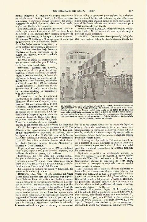 LAMINA ESPASA 21782: Nixon en Liberia