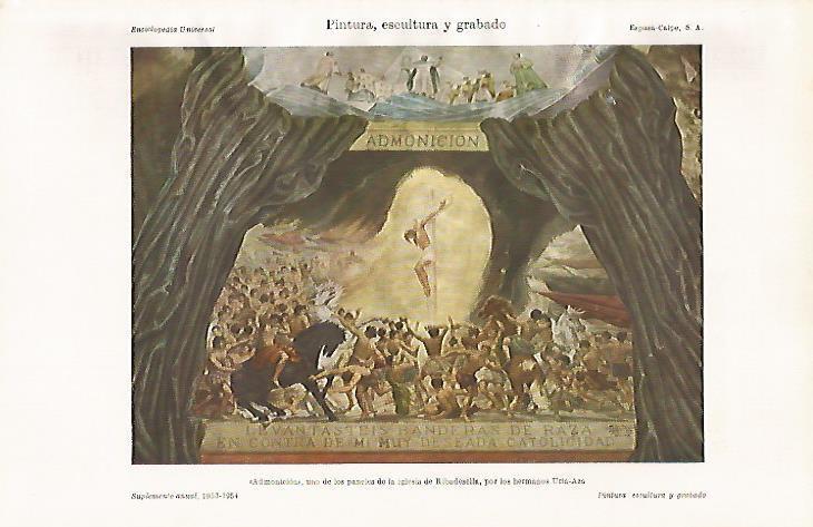 LAMINA ESPASA 22182: Admonicion por los hermanos Uria-Aza