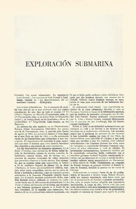 LAMINA ESPASA 20810: Apendice Exploracion Submarina