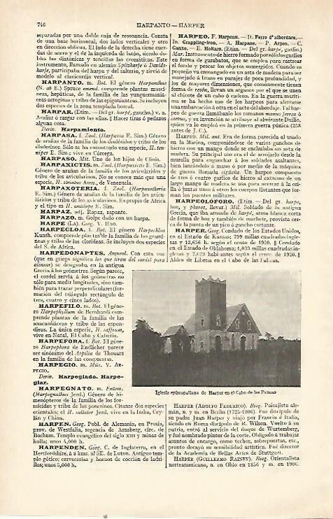 LAMINA ESPASA 21578: Iglesia de Harper