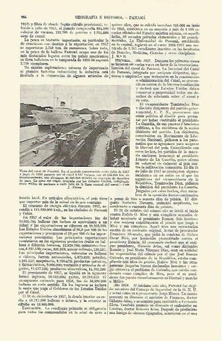 LAMINA ESPASA 21792: Vista del Canal de Panama