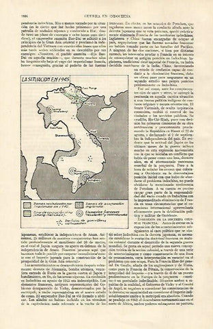 LAMINA ESPASA 22118: Mapa de Tailandia