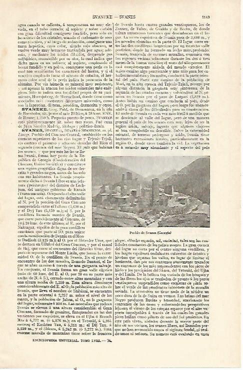 LAMINA ESPASA 22801: Svanes en Georgia