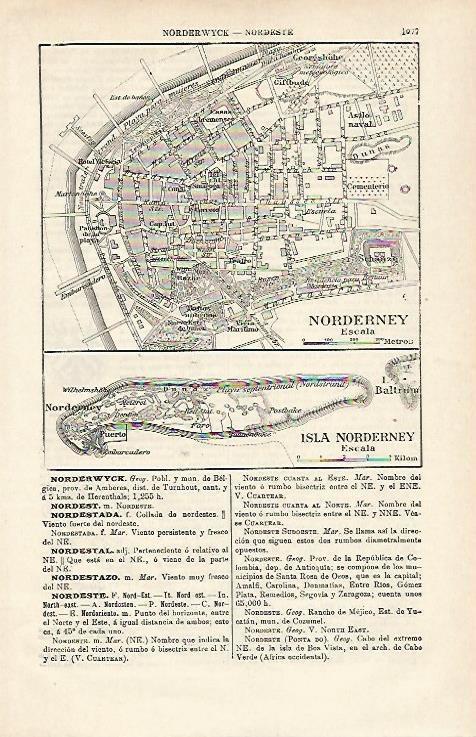 LAMINA ESPASA 20236: Plano de Norderney