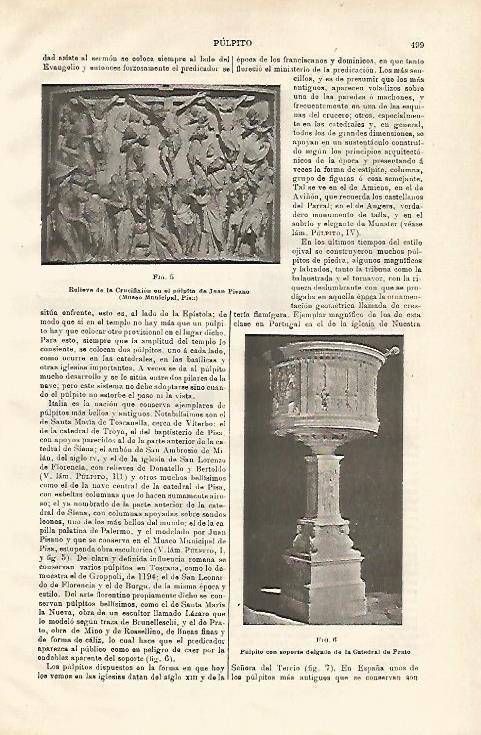 LAMINA ESPASA 20619: Relieve de la crucifixion en Pisa