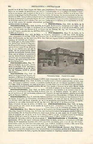 LAMINA ESPASA 23229: Puerta de la ciudad de Pietrasanta en Italia