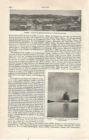 LAMINA ESPASA 23531: Vista de Imperio en Panama