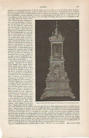LAMINA ESPASA 23796: Relicario para el anillo de la Virgen en la Catedral de Perusa