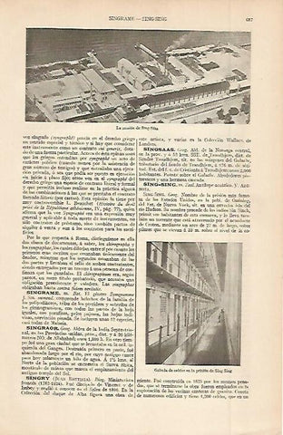 LAMINA ESPASA 2617: La prision de Sing-Sing Estados Unidos