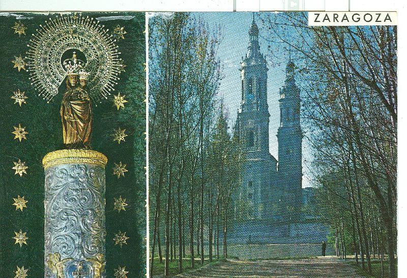 Postal 6476 : Virgen del Pilar y Basilica, Zaragoza