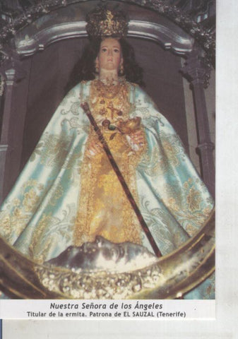 Postal 011666: Virgen Ntra Sra de los Angeles, patrona de El Sauzal,Tenerife