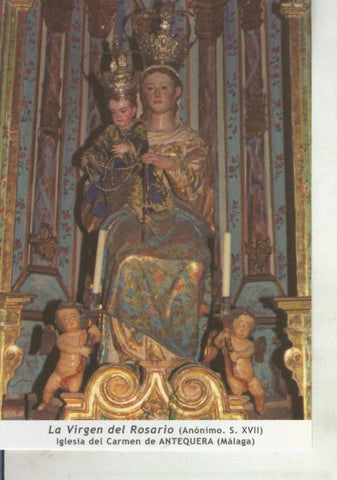 Postal 011686: Virgen Ntra Sra del Rosario, Antequera, Malaga