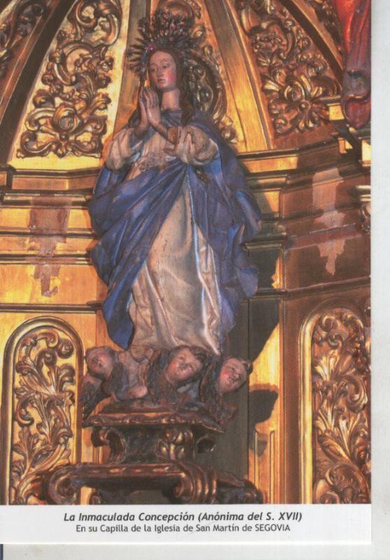 Postal 011790: Virgen Ntra Sra la Inmaculada Concepcion , Iglesia de San Martin de Segovia