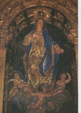 Postal 012582: Virgen : Nuestra Señora de los Angeles, Palencia