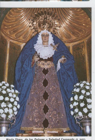 Postal 013201: Virgen Maria Santisima de los Dolores y Soledad Coronada