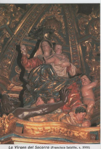 Postal 013819: Virgen del Socorro (Francisco Salzillo)