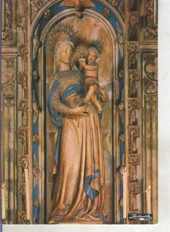 Postal 015152: Virgen Nuestra Señora de la Luz, claustro catedral de Barcelona
