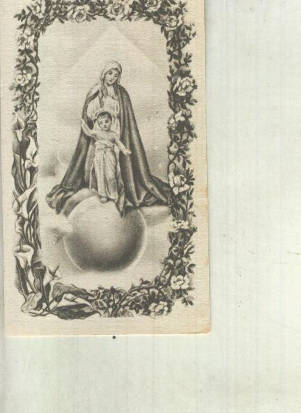 Estampa: De la imitacion de La Santisima Virgen, la humildad de Maria 