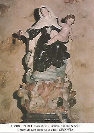 Postal 53728: VIRGEN DEL CARMEN. Segovia