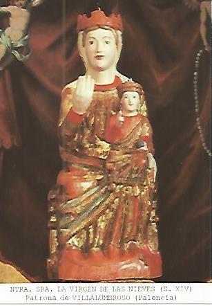 Postal 53730: VIRGEN DE LAS NIEVES. Villalumbroso Palencia