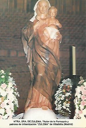 POSTAL 54512: Virgen de Zulema. Villalbilla Madrid
